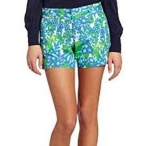 Lilly Pulitzer Callahan Floral Print Shorts Size 0